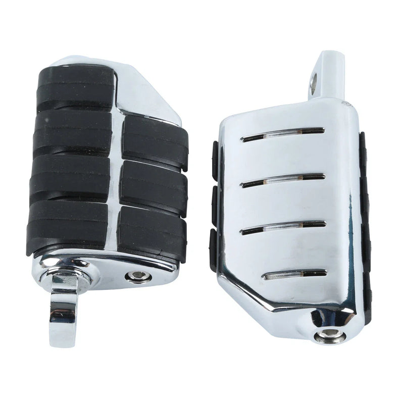 Harley Davidson Sportster Softail Dyna Chrome Wing Male Mount Footpegs (2004-2023)