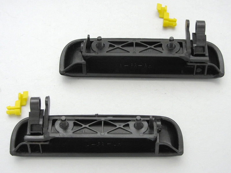 1995-2000 Toyota Tercel Soluna Black Front Outer Door Handles (2 x)