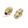 Car Motorcycle Grease Nipple Fitting Brass M6 x 1, Straight 10pcs