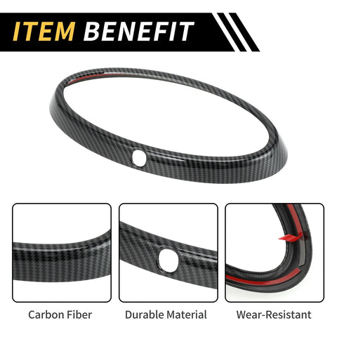 Ford Ranger Carbon Fiber Tailgate Emblem Badge Cover (2023-2024)