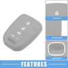 Honda Civic Accord CR-V HR-V Gray () Smart Key Fob Cover Protector