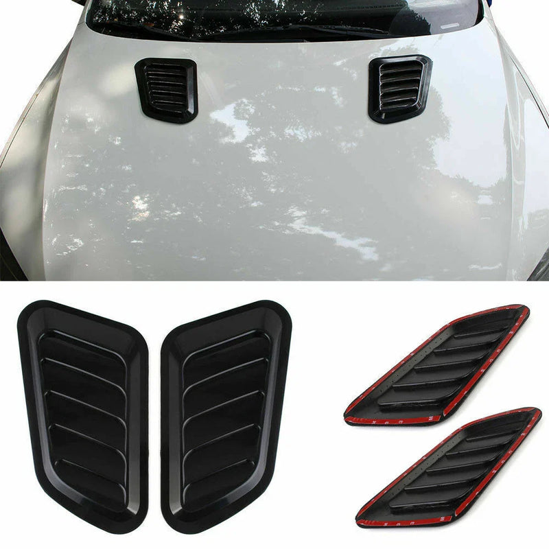 Universal Vehicles 2 x Car Hood Bonnet Vent Air Flow Intake Scoop