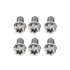 Motorcycle Bike Bicycle 6pcs M6x35mm Titanium Torx Head Flange Screws