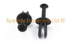 Car Moto Molduras 25x Plástico Remache Tornillo Roscado m8 8mm