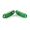 Kawasaki ZX-10R Green Mirror Block Off Base Plates (2011-2015)