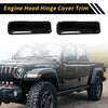 Jeep Wrangler JL JLU Sport 2 x Engine Hood Hinge Cover Trim (2018-2022)