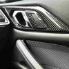 BMW G22 430i 21-23 Dry Carbon Fiber Inner Door Handle Frame Panel Cover Trim