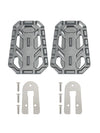 Triumph Scrambler Tiger Enlarge Foot Pegs 2 x Silver (2017-2023)