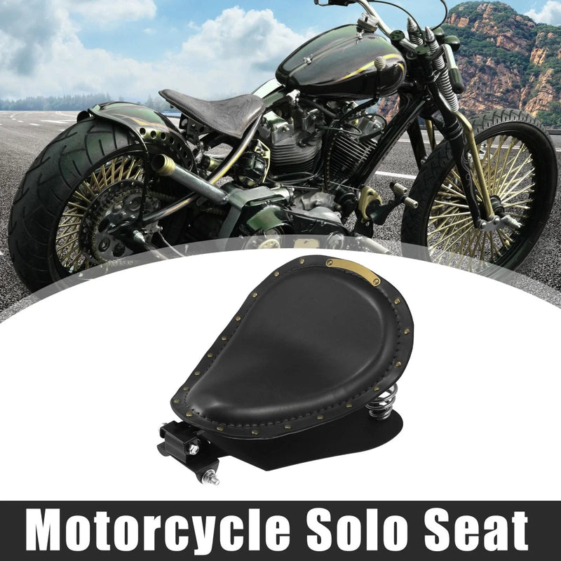 Harley Sportster XL883 Set Solo Seat Saddle with Spring Base
