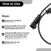 Dodge Ram 1500 Pickup 2009-2010 ABS Wheel Speed Sensor
