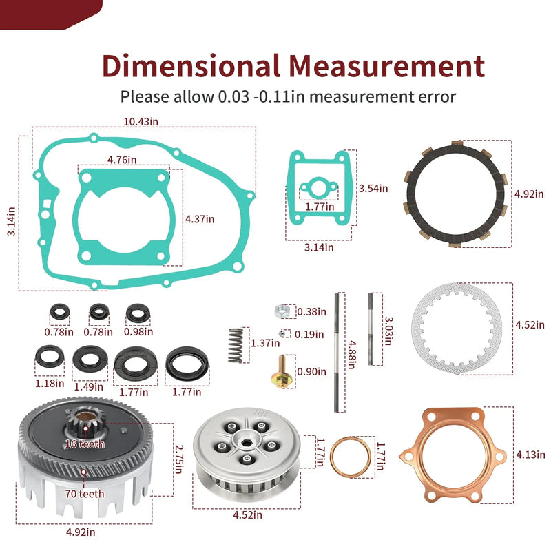 Yamaha Blaster 200-2006 Clutch Kit