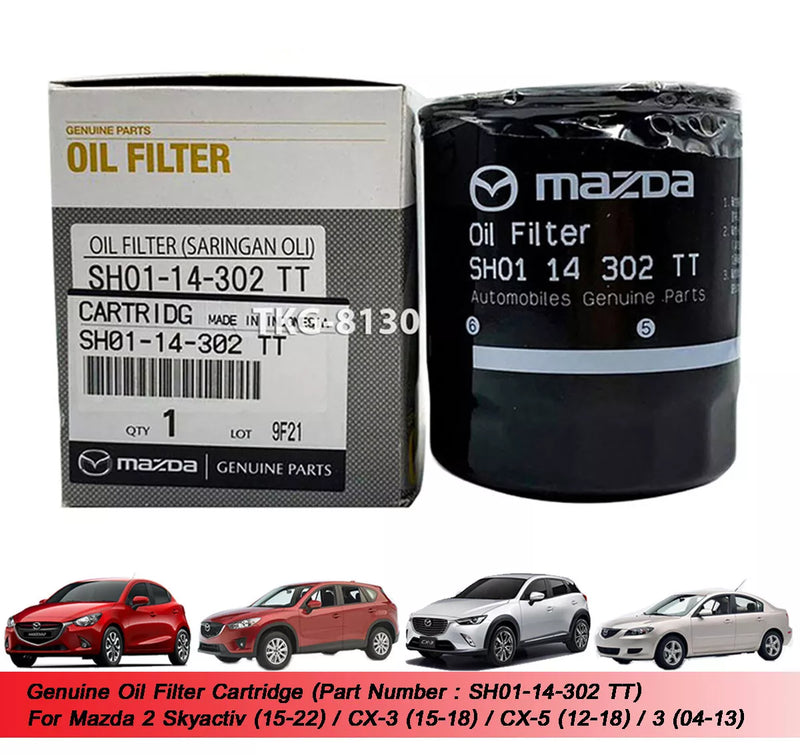 Mazda 2 (15-22), CX-3 (15-18), CX-5 (12-18), 3 Oil Filter (04-13)