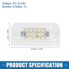 MERCEDES-BENZ B-Class W246 2 x LED License Plate Lights (2011-2019)