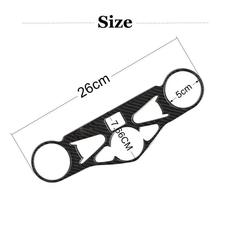 Honda CBR 1000 RR Fireblade Carbon Fiber Handle Yoke Cover Sticker (2008-2015)
