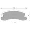 Toyota Corolla AE94 Rear Disc Brake Pad Set (1991–1994)