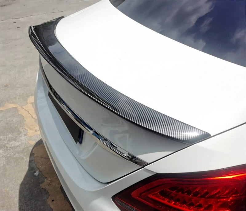 Mercedes-Benz W205 C63 AMG Sedan Unpainted Rear Spoiler (2015-2021)