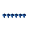 Bike Motorcycle 6 x Blue Titanium M6x30mm Torx Head Bolts