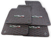 Lamborghini URUS 2018-2024 Black with Red Stitching Leather Floor Mats