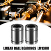 4 x LM13UU 13mm IDx23mm ODx32mm Length Car Linear Ball Bearings Silver Tone