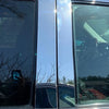 Ford Ranger 8PCS Chrome Pillar Trim Door Cover Mirrored Post (2023–2024)