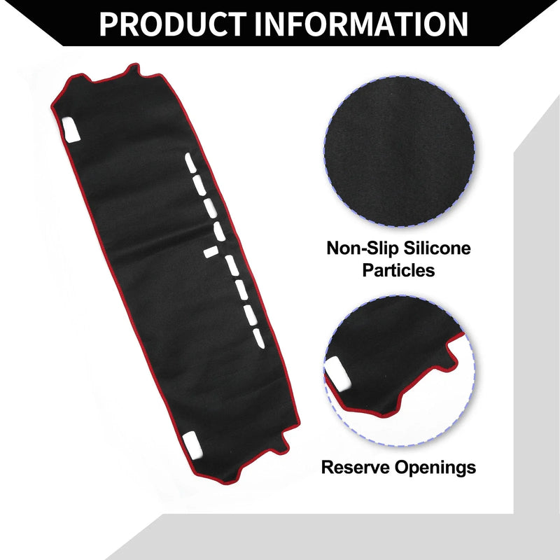 Honda FIT Shuttle GK8 (2015-2022) Black Red 1 Set Dashboard Cover Mat