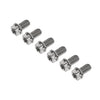 Motorcycle Bike Bicycle 6pcs M6x35mm Titanium Torx Head Flange Screws