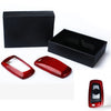 BMW 1-7 Series X3 X5 (2010-2023) Carbon Fiber Red Key Case Shell Cover