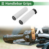 Motorcycle 25mm Hand Grips Cover Handlebar Grips TPU White