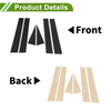 Chevy Captiva Black 6 x Pillar Window Trim (2006-2015)