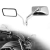 Universal Motorbike Chrome Motorcycle Rear Side View Mirrors (N/A)