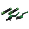 Kawasaki ZX6RR Extendable Brake Clutch Levers & Handlebar Grips (2003-2004)