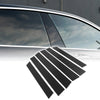 Honda CR-V 6pcs Black Carbon Fiber Car Pillar Window Trim Cover (2007-2011)