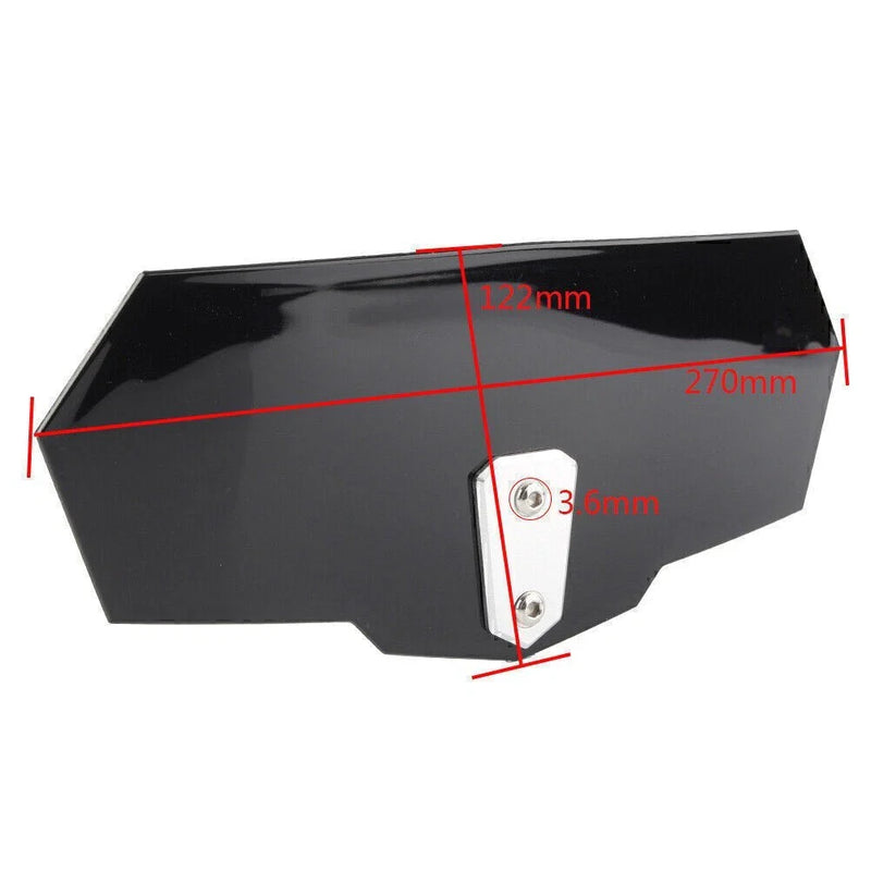 Universal Motor Tan Adjustable Clip-On Windshield Windscreen