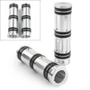 Harley Sportster Dyna Softail Road King 1" Aluminum Handlebar Hand Grips
