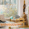 Glass Sticker 3D Rainbow Reflective Window Film Decorative Privacy Cling