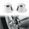 Harley Sportster Dyna Road Glide Chrome Front Axle Cap Nut Covers