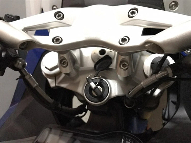 BMW R1200RS (2015-2016) Silver Front Handlebar Riser Mount Kit 1 Pair