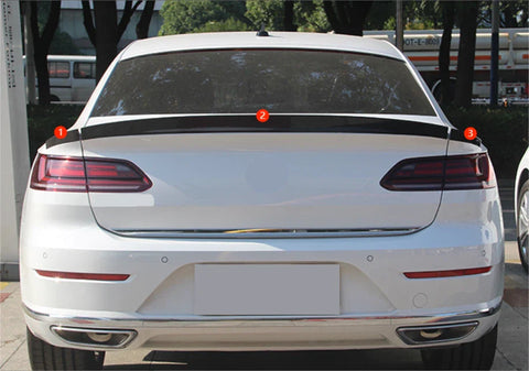 Volkswagen VW Arteon CC 2019-2024 Rear Boot Wing Spoiler Glossy Black