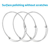 Jewelry Making 10 x Stainless Steel Adjustable 2.5" Bangle Bracelets