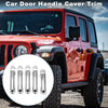 Jeep Wrangler (2018-2022) Silver Tone Door Handle Cover Trim