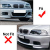 BMW E46 M3 Carbon Fiber Front Fog Light Covers (2001-2006)