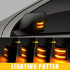 Ford (Plastic Black Transparent) 1 Pair Mirror Turn Signal Light