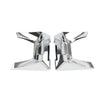 Harley Road Glide Ultra Limited Chrome Saddlebag Lid Spoilers (2014-2023)