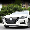Nissan Sentra 3 x Gloss Black Radiator Grille Cover Trim (2020-2021)