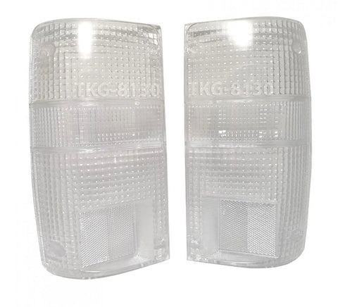 Toyota Hilux MK3 (1989-1997) Clear 2 x Rear Tail Light Lenses