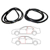 Toyota Corona 4D 1973-1979 Rear Door Weatherstrip x2