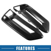 Honda Accord (2018-2020) Black Front Fog Light Grille Covers