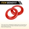 Jeep Wrangler JK (2007-2014) Red A Pillar Speaker Ring Cover Trim