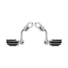 Harley Touring Softail Sportster 1 1/4" Long Angled Mount Highway Foot Pegs