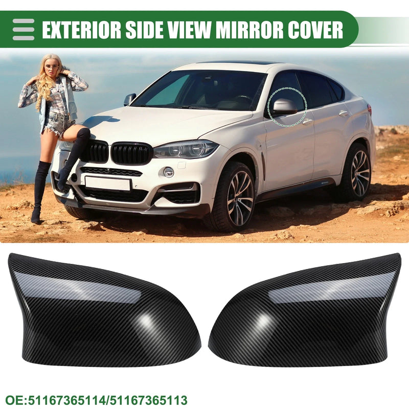 BMW F15 X5 F16 X6 Pair Left-Right Mirror Cover (2014-2017)